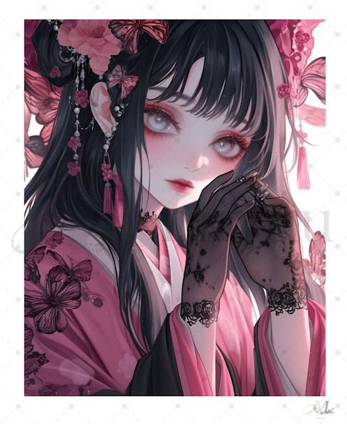 人物シール 人 コラージュ 女の子 コラージュシール ステッカー セット