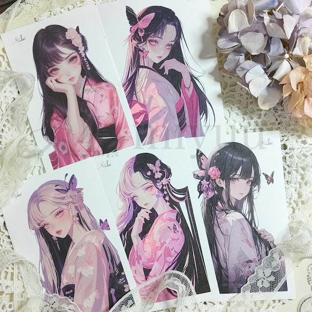 ★週末限定価格★②人物ステッカー 女の子ステッカー 詰め合わせパック sticker-0450.jpg