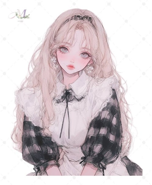 コラージュ シール コラージュ素材女の子 猫 シールセット女の子 紙