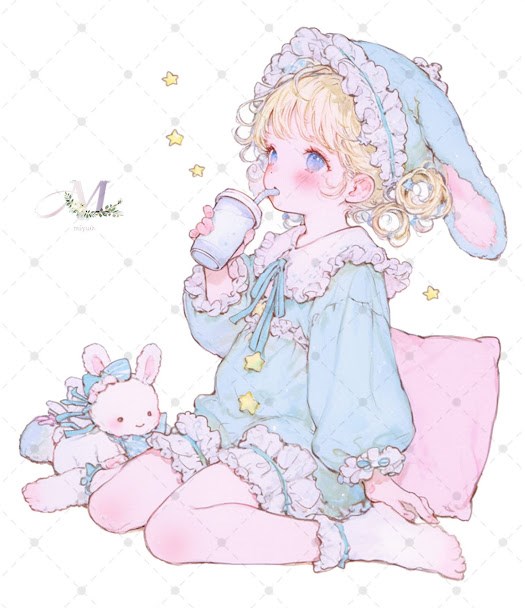コラージュ素材人物女の子 シールセット 女の子ステッカー コラージュ