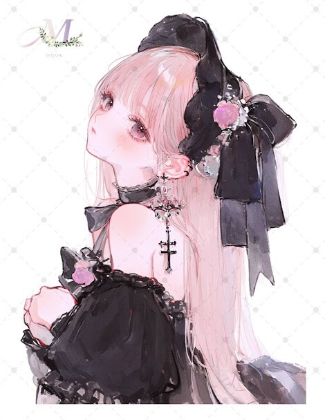コラージュ素材人物女の子 シールセット 女の子ステッカー コラージュ