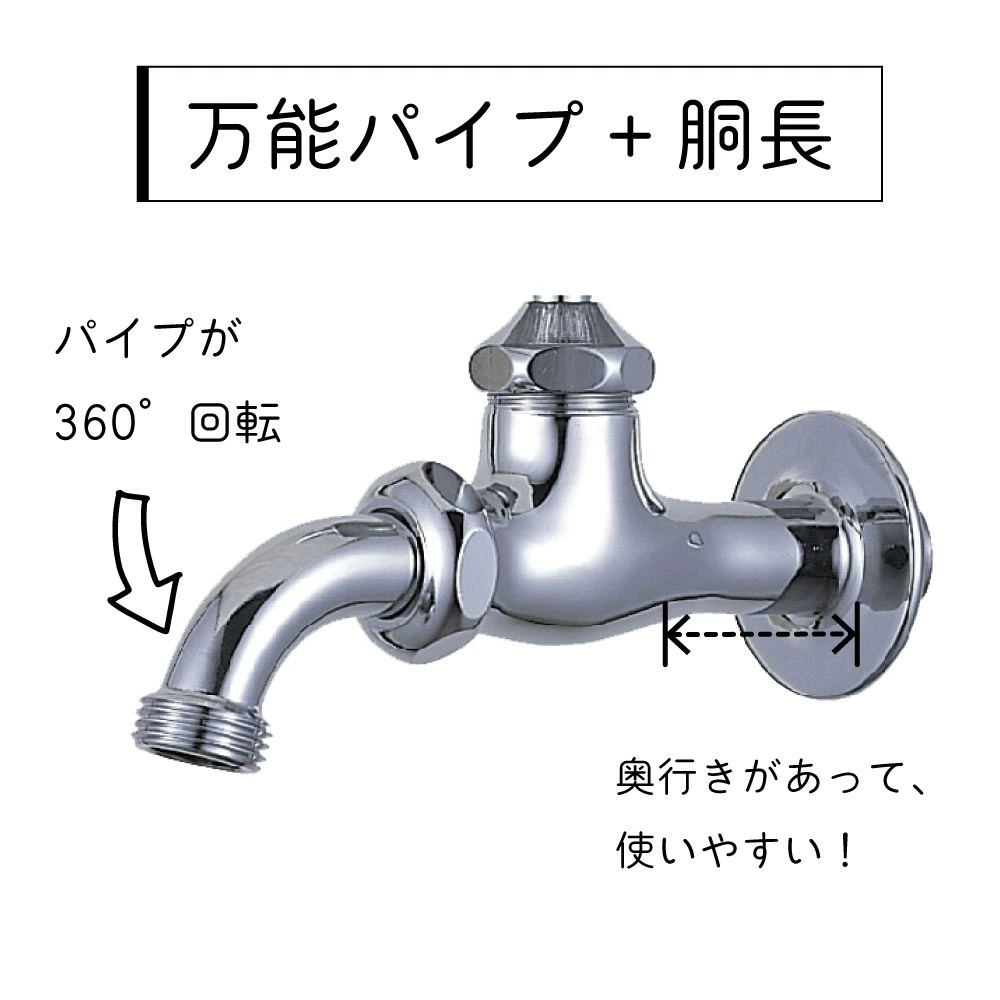 水生活製作所 ガーデン 外 蛇口 万能ホーム胴長水栓 カエル 水道 水
