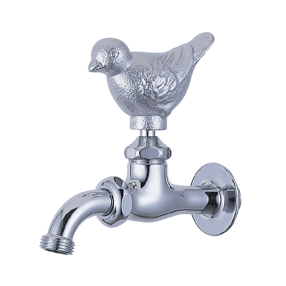 水生活製作所 外 ガーデン おしゃれ かわいい 庭 動物 鳥 水栓
