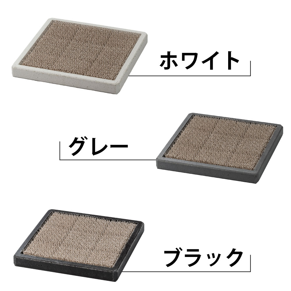 ガーデンパン 水栓パン スクエア コンパクト ミニ 小さい ブラック 黒 水受け 選べる排水金具 レジンコンクリート 日本製 3色展開 G15P4 水生活製作所 MIZSEI 関連画像1