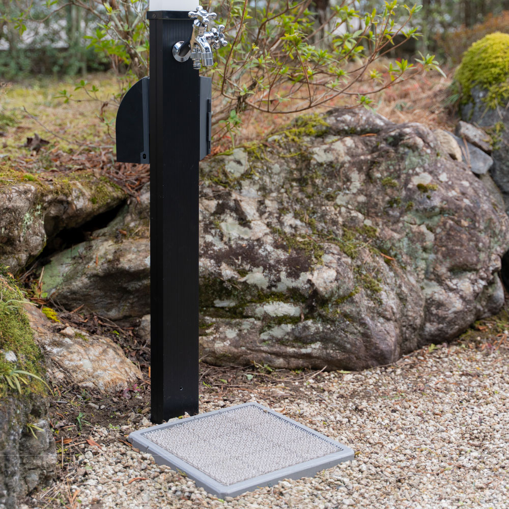 水生活製作所 ガーデンパン スクエア G15 水栓パン 水はね防止マット