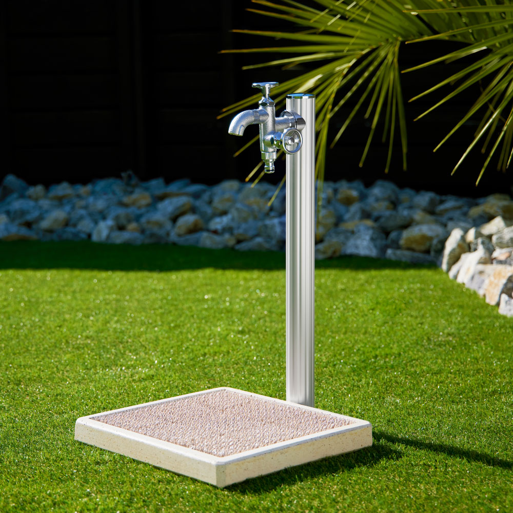 水生活製作所 ガーデンパン スクエア G15 水栓パン 水はね防止マット