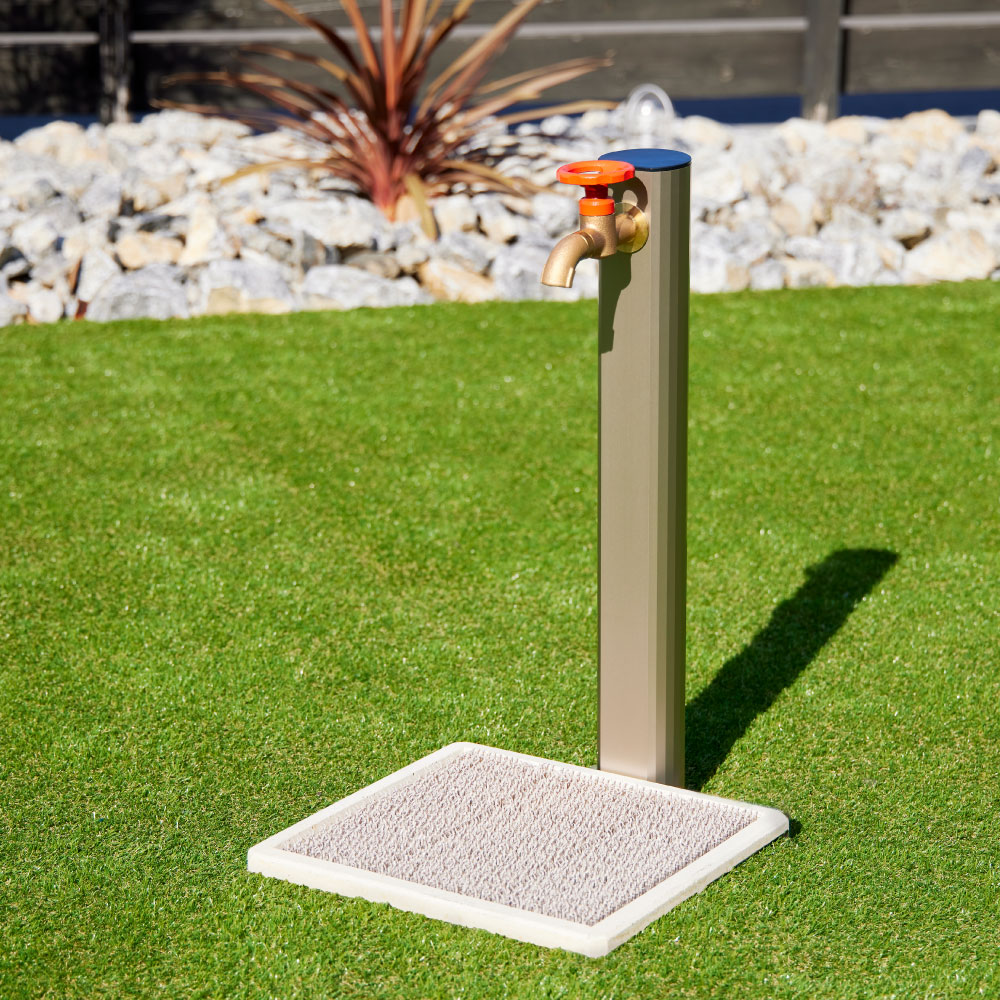 水生活製作所 ガーデンパン スクエア G15 水栓パン 水はね防止マット