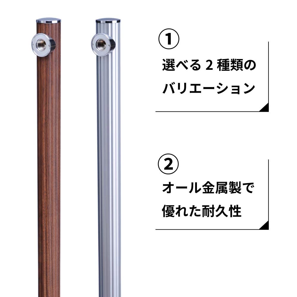 金属製シルバー蛇口 L字型散水用バルブ 3個セット［2258］ 水生活製作所 水栓柱 屋外 丸型水栓柱 17型 シルバー 長さ900 立水栓