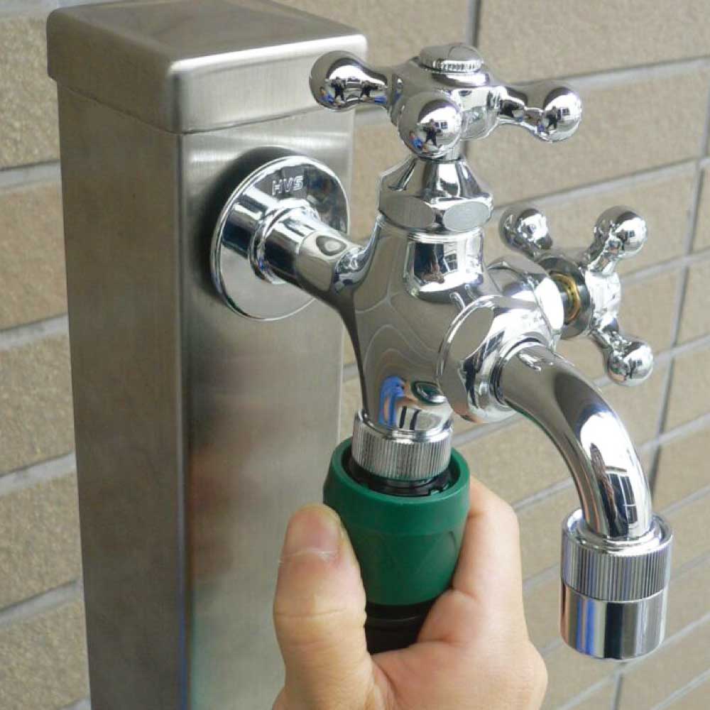 水生活製作所 ホース ワンタッチニップル アダプター 接続 水栓 蛇口