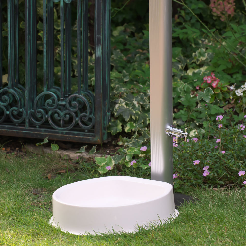 水生活製作所 ガーデンパン FRP 樹脂 軽い 軽量 水栓パン 水受け