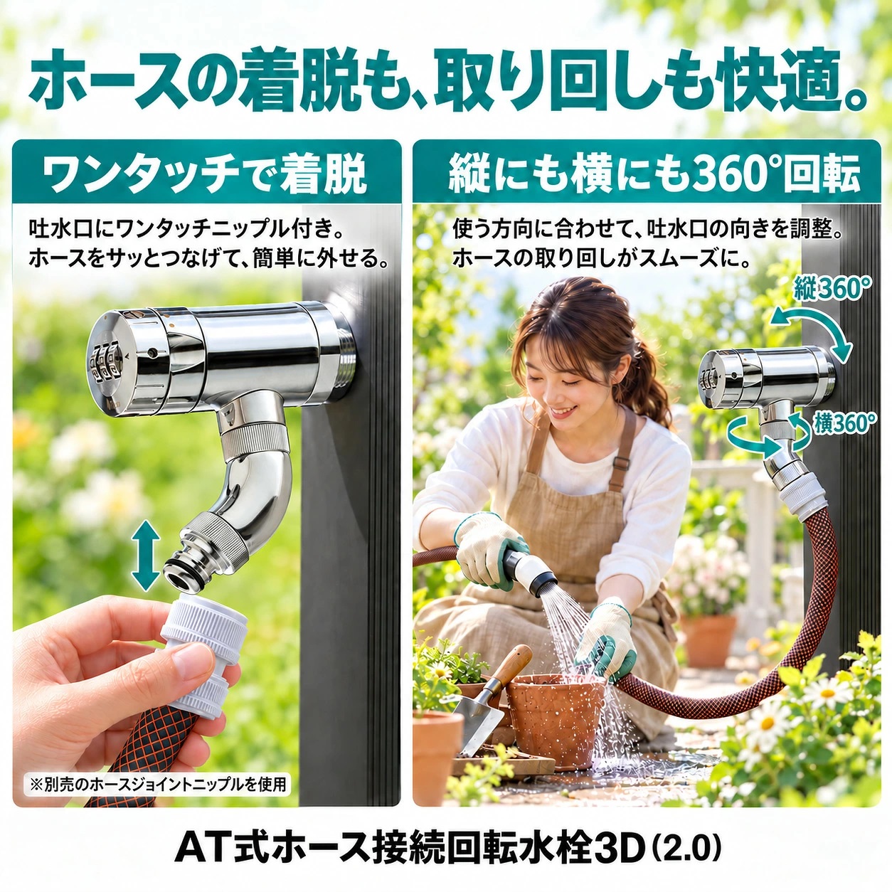 水生活製作所 外 水道 蛇口 鍵 ロック 鍵付き 盗難 盗水 いたずら 防止
