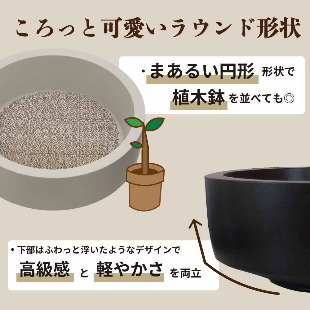 ガーデンパン 水栓パン ラウンド 深型 ブラック 黒 立水栓 水栓柱用 水受け ゴム栓付き レジンコンクリート 日本製 3色展開 G26PRG 水生活製作所 MIZSEI_9