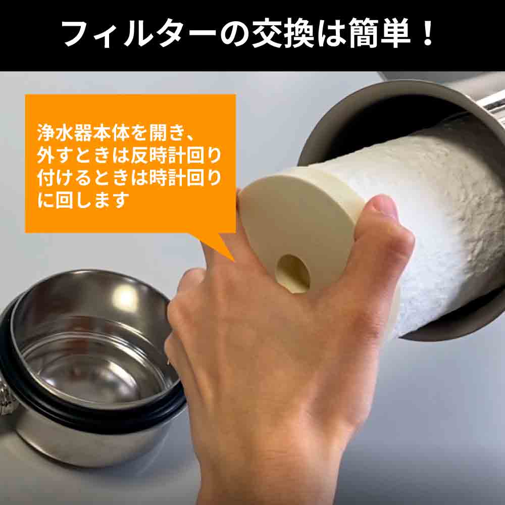 水生活製作所 磨水IV 交換用 カートリッジ フィルター J205P-K MIZSEI