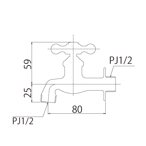 水栓 蛇口 水道 外 ガーデン 庭 屋外 おしゃれ アンティーク 鋳肌 水生活製作所 公式 日本製 K13-E | 水生活製作所 | 06