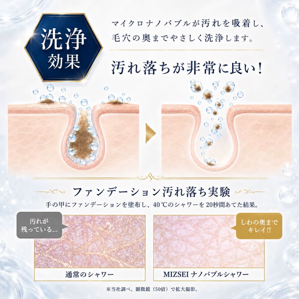 水生活製作所 バブリーミスティシャワー3.0 ナノバブル シャワーヘッド