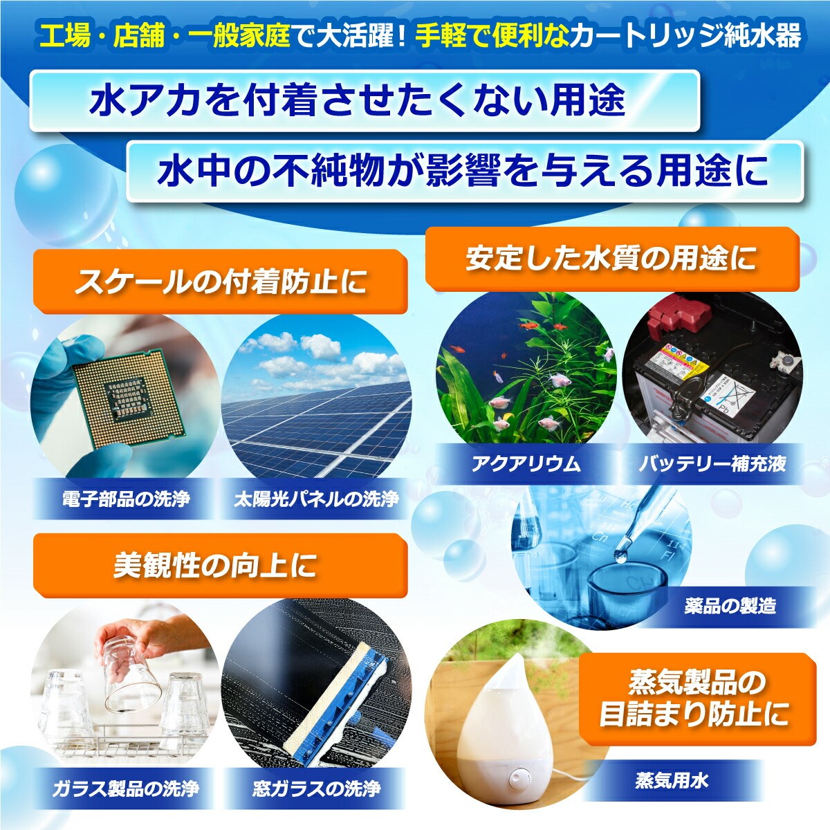 サンエイ化学 カートリッジ純水器 充填用 ホッパー HP-2 パイプカバー付き｜mizu-syori｜05