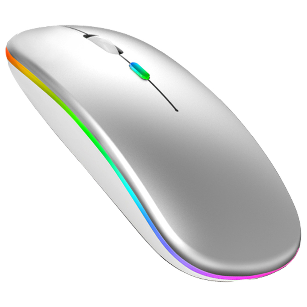 【母の日クーポン配布】ワイヤレスマウス マウス ワイヤレス bluetooth 充電式 静音  7色ライ付 有線 無線 2WAY 薄型 軽量 USB パソコン PC 光学式 マウス｜mizue-shop｜02