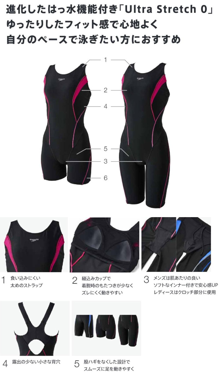 speedo（スピード） レディース フィットネス水着 オールインワン 2026