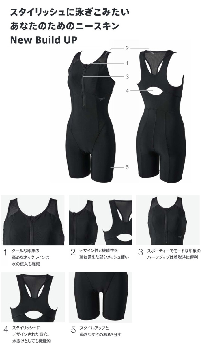 speedo 2025年/秋冬新作 レディース フィットネス水着