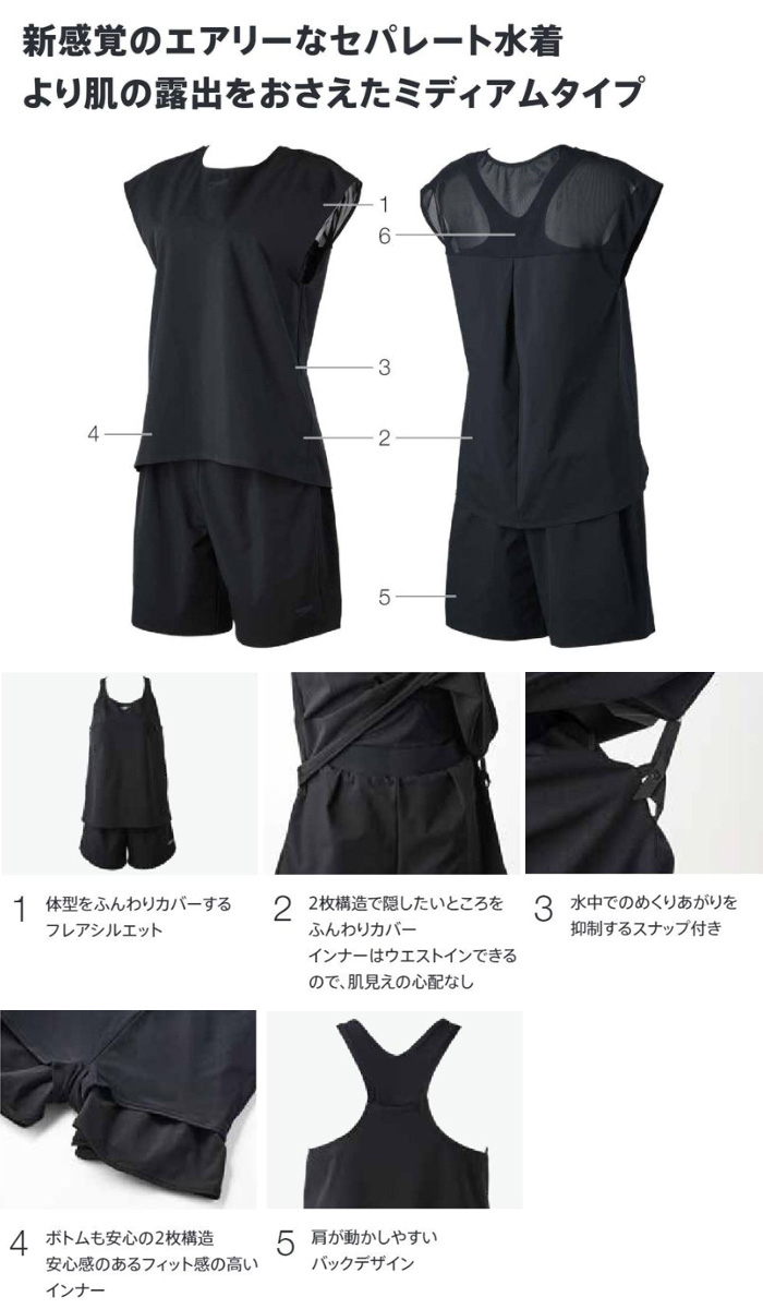 speedo（スピード） レディース フィットネス水着 セパレート 女性