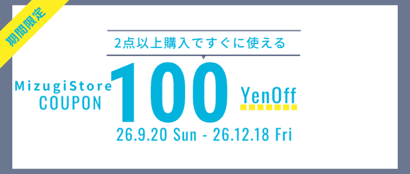 2点購入で100円オフ