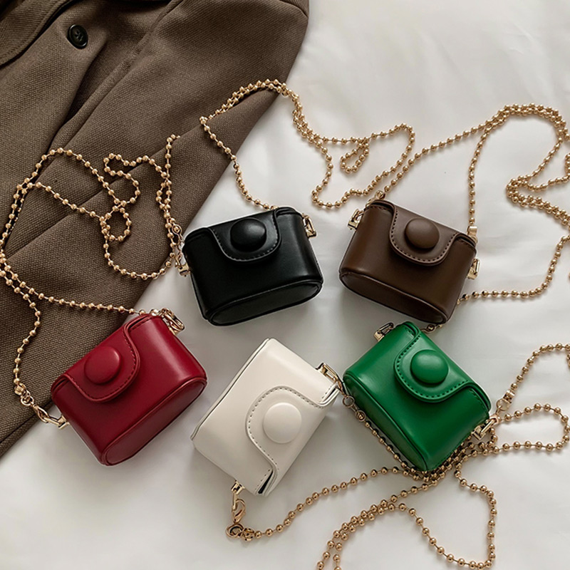 ショルダーバッグ レディース 斜めがけ チェーン 取り外し可 2点セット