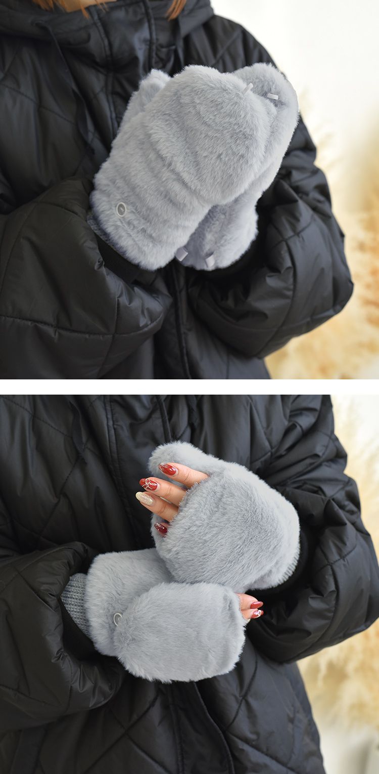 手袋 指なし ミトン