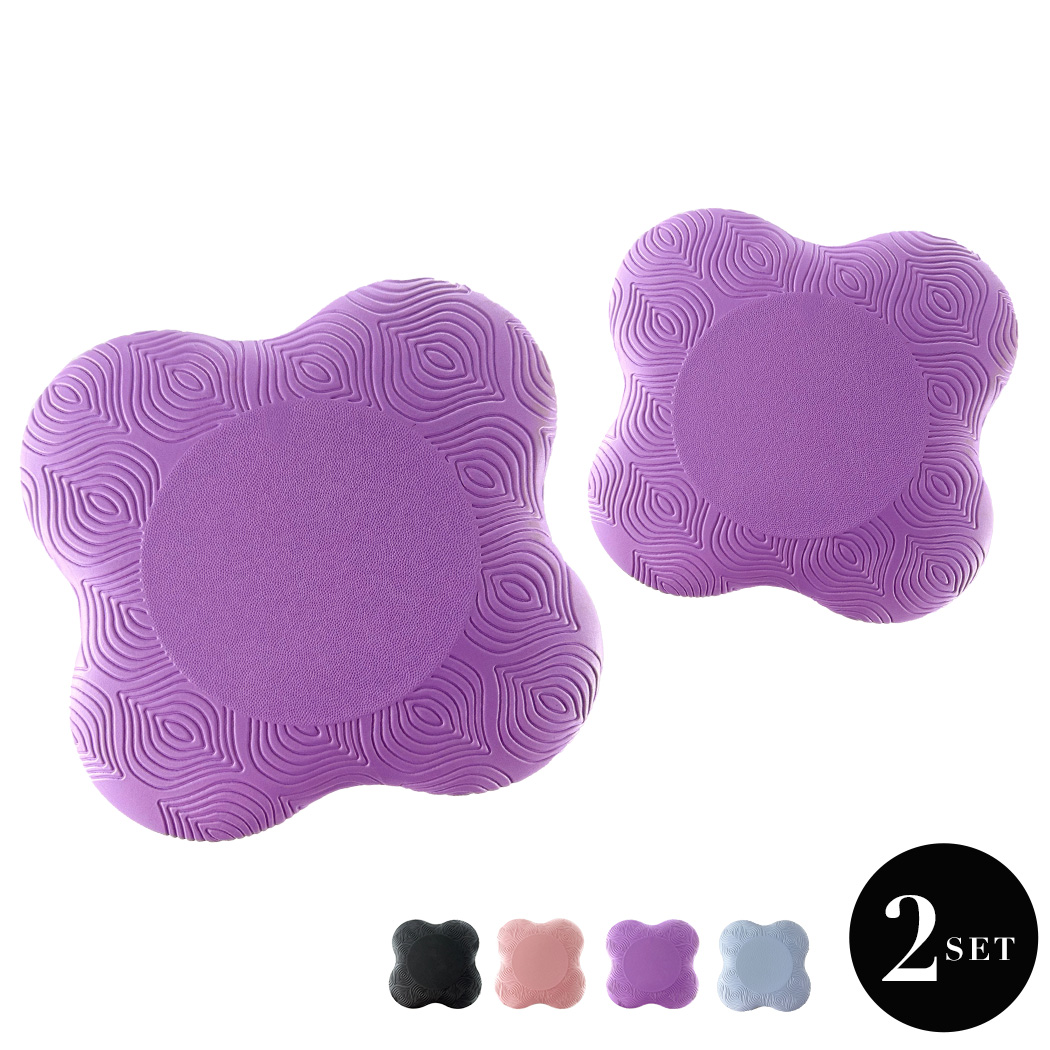 ヨガパッド 2個セット ヨガグッズ 運動 トレーニング 器具 ヨガ