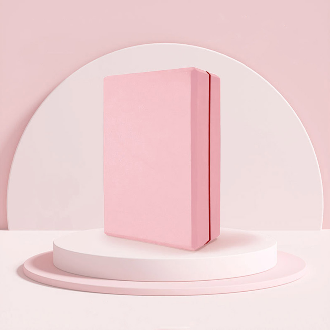 ヨガ ブロック 2個セット 配色 ライン ピラティス ポーズ 補助