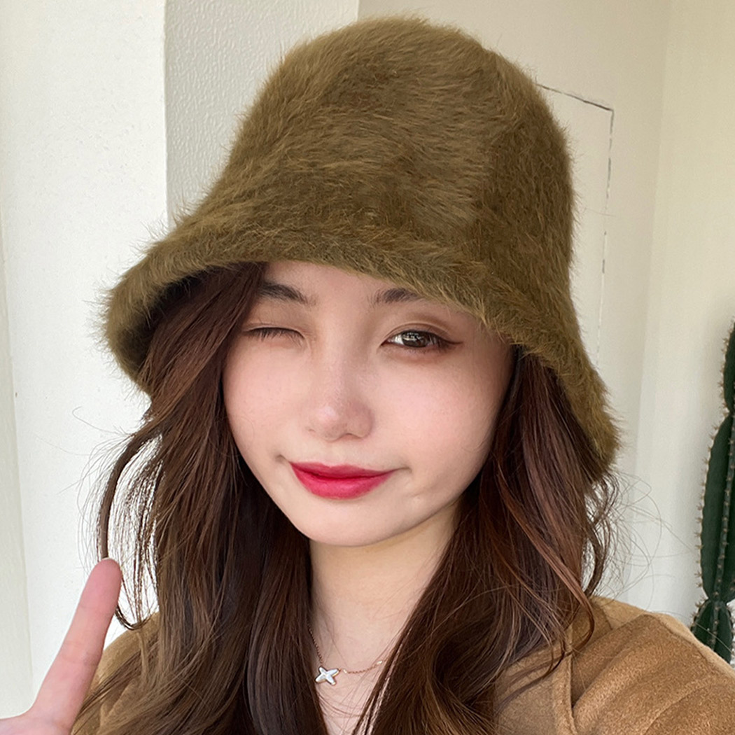 バケットハット レディース 冬 帽子 おしゃれ かわいい フェイクファー
