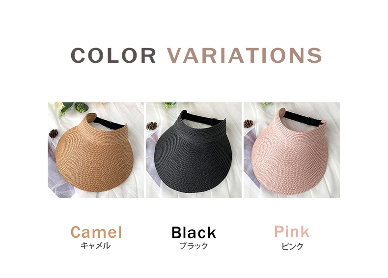 サンバイザー レディース UPF50+ UVカ...の詳細画像5