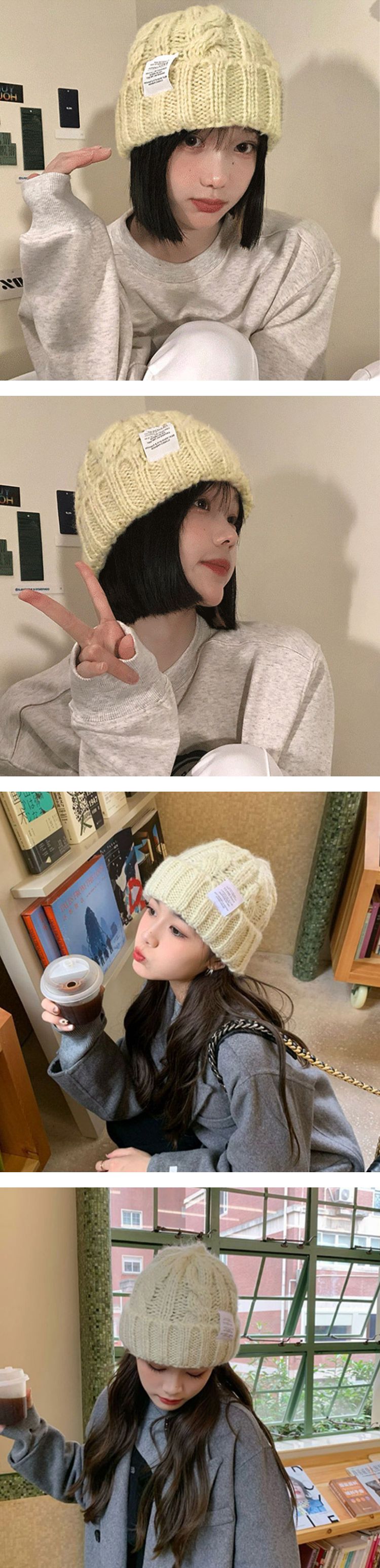 ニット帽 レディース