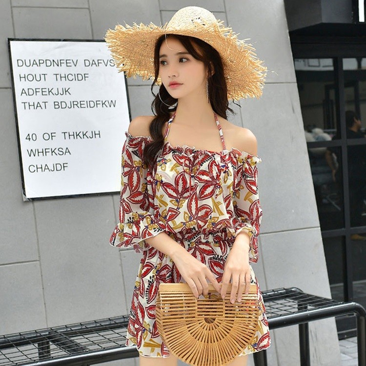 水着レディース 体型カバー ワンピース 3点セット ビキニ ショートパンツ ショーパン オフショルダー ママ水着 ミセス ぽっちゃり 水着ストア 通販 Paypayモール