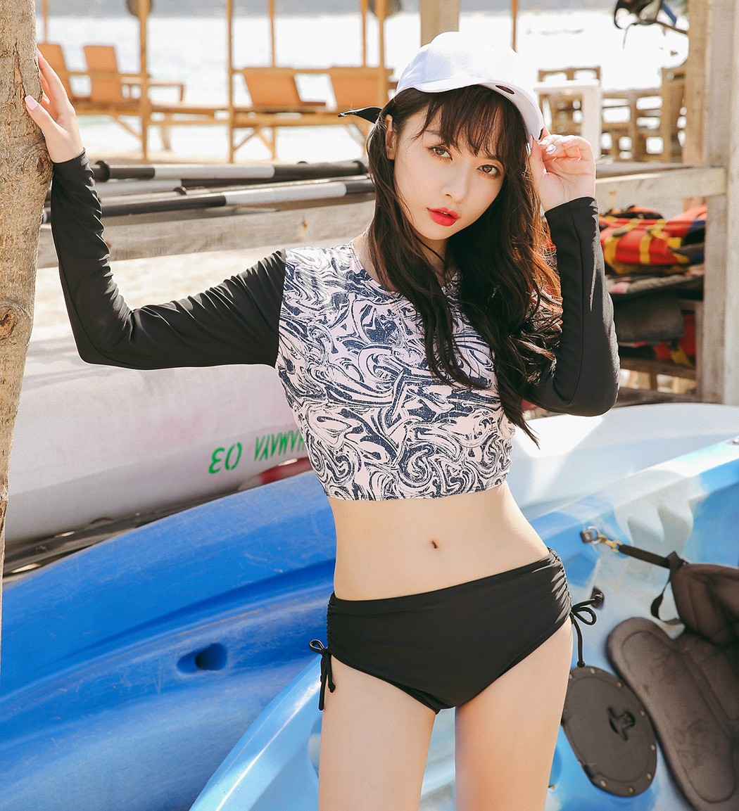 水着 Tシャツ 長袖 トップス ショーツ 体型カバー レディース 2点セット オトナ女子 可愛い セクシー セパレート バックシャン 水着ストア 通販 Paypayモール