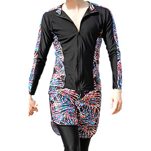 1284円 奉呈 水着 メンズ フィットネス 大きいサイズ 長袖 ラッシュガード サーフパンツ レギンス 上下セット おしゃれ