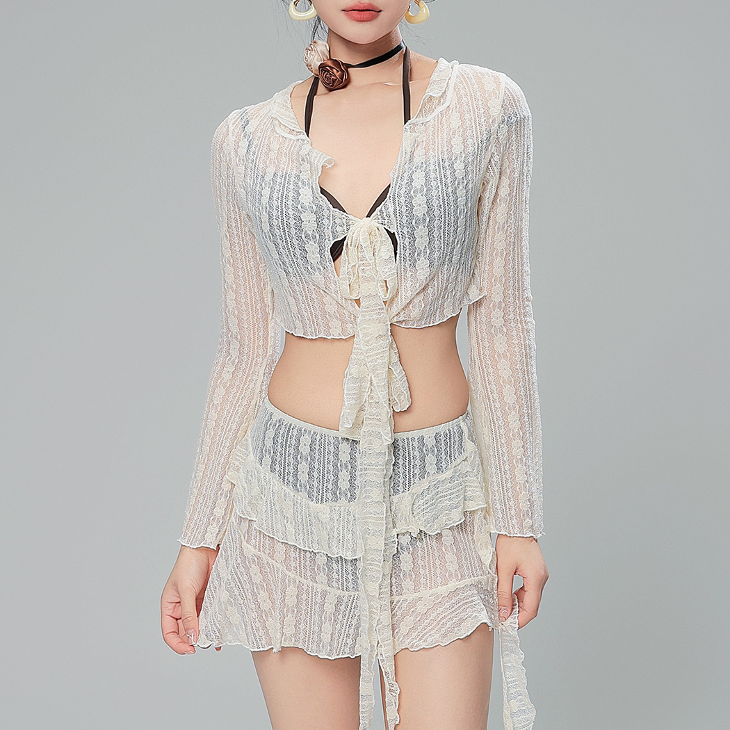 rady　パレオデザインビキニ　ボレロSET 　ホワイト　♥︎Sサイズ♥︎ Rady パレオデザインビキニボレロSET ブラック サイズS - メルカリ