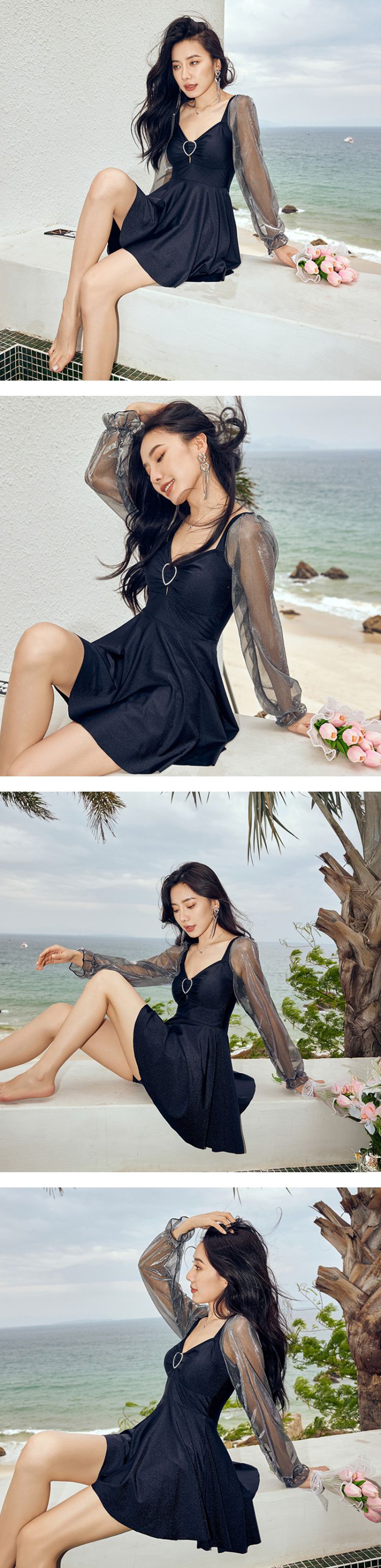 ワンピ水着 レディース