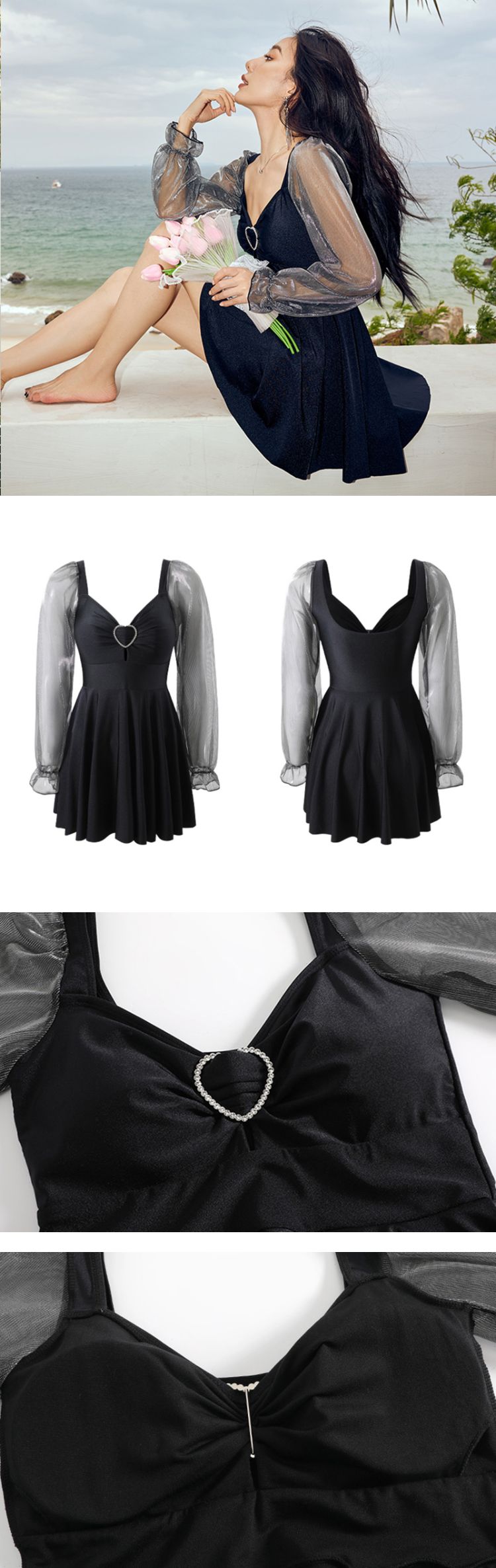 ワンピ水着 レディース