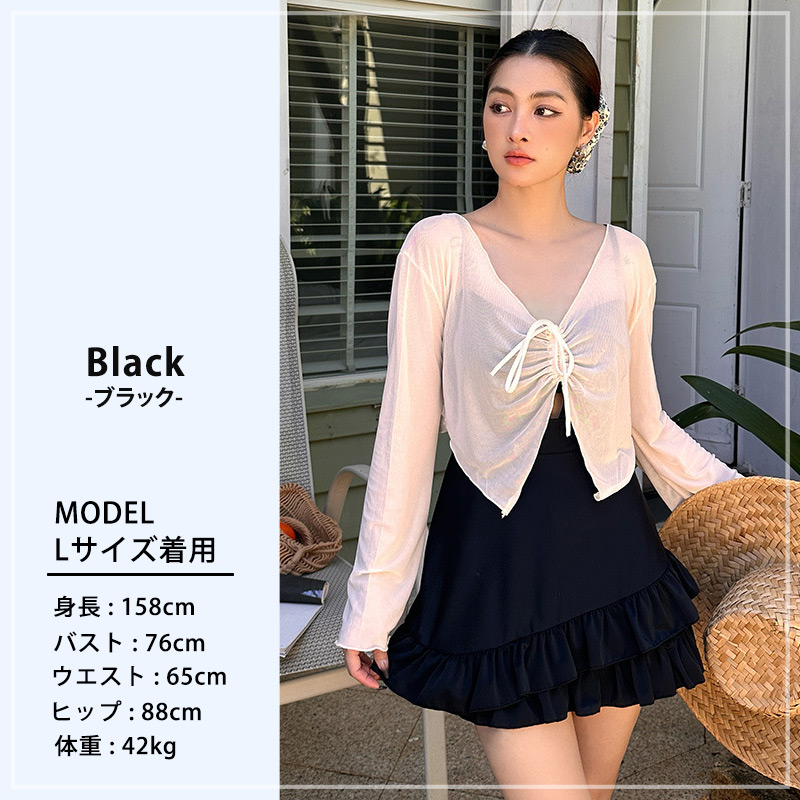 TeddyShop（テディショップ） 水着 体型カバー ワンピース シースルー 