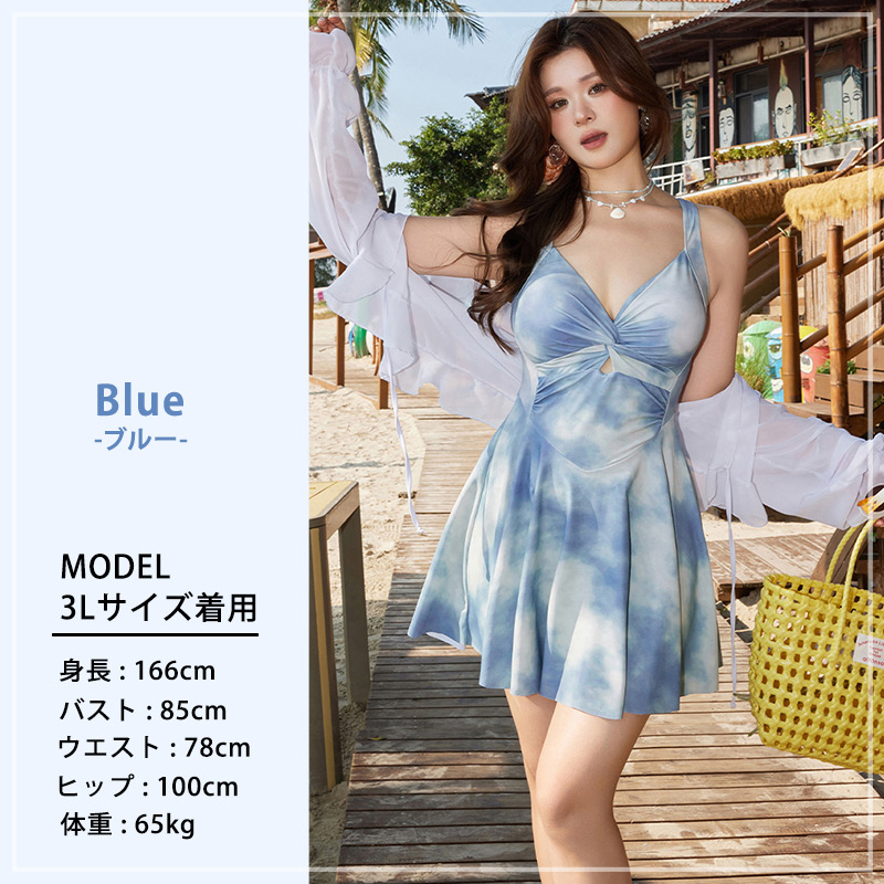TeddyShop（テディショップ） 水着 ワンピース 体型カバー シアー
