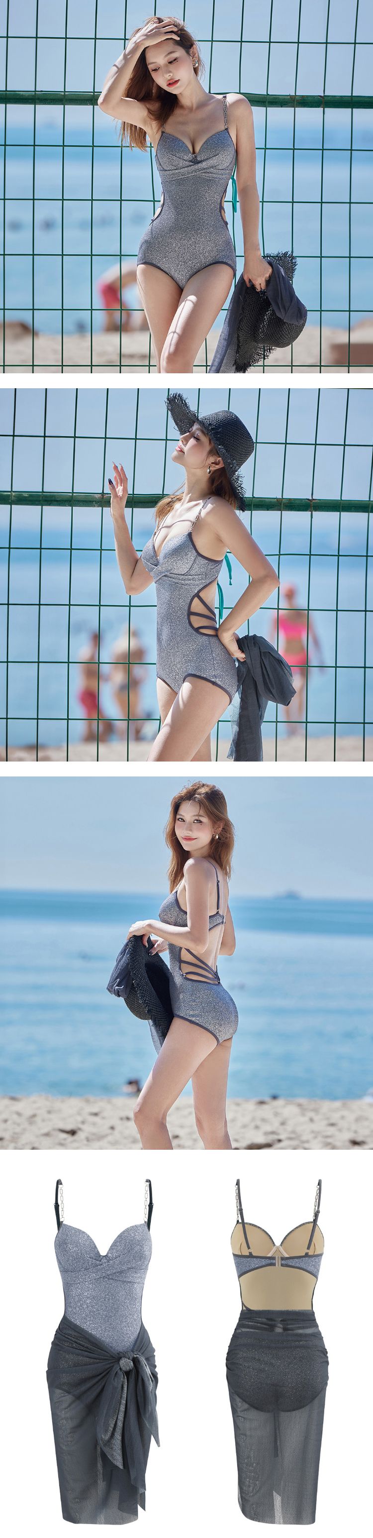 ワンピ水着 モノキニ