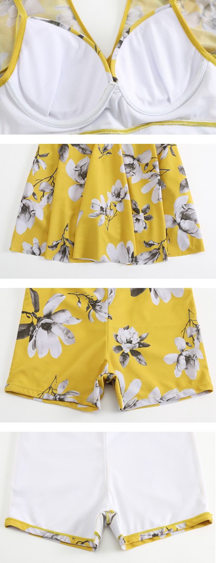 ワンピース 水着 7分袖