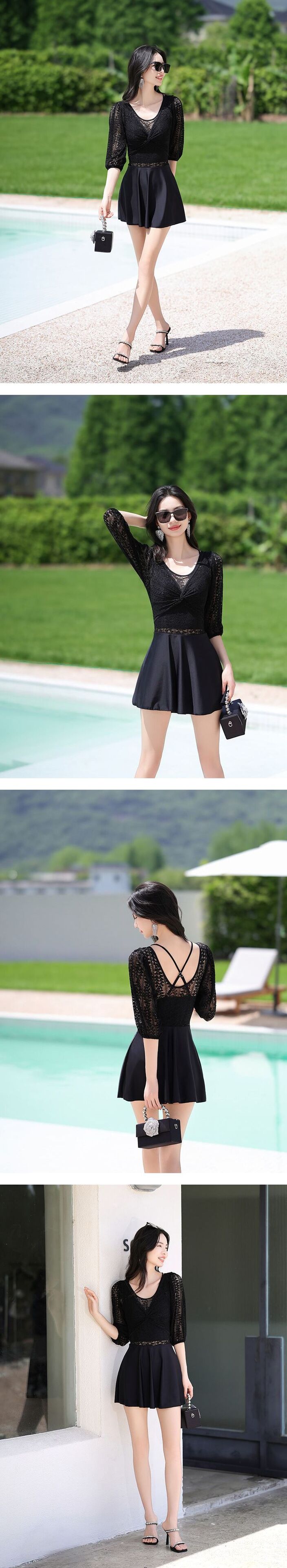 水着ワンピ 体型カバー