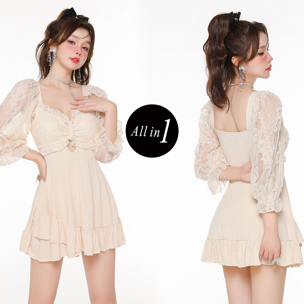 TeddyShop（テディショップ） 水着 ワンピース 体型カバー レディース
