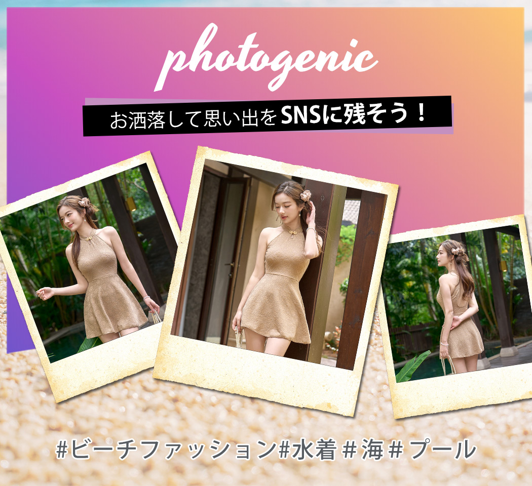 TeddyShop 水着 ワンピース 体型カバー レディース