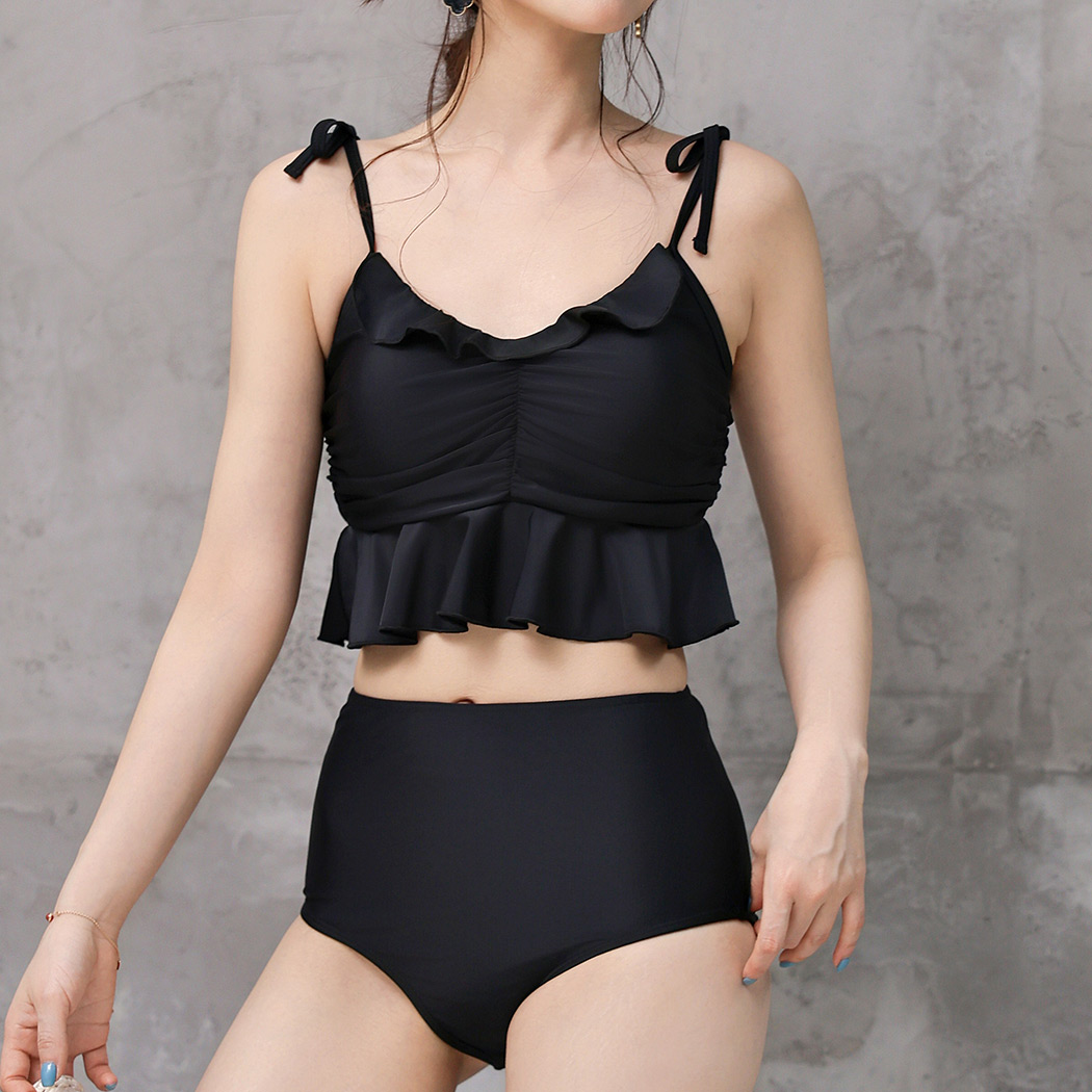 TeddyShop ビキニ 水着 レディース 2点セット フリル フレア
