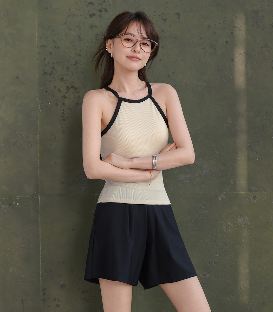 TeddyShop（テディショップ） ハイネック 水着 体型カバー レディース