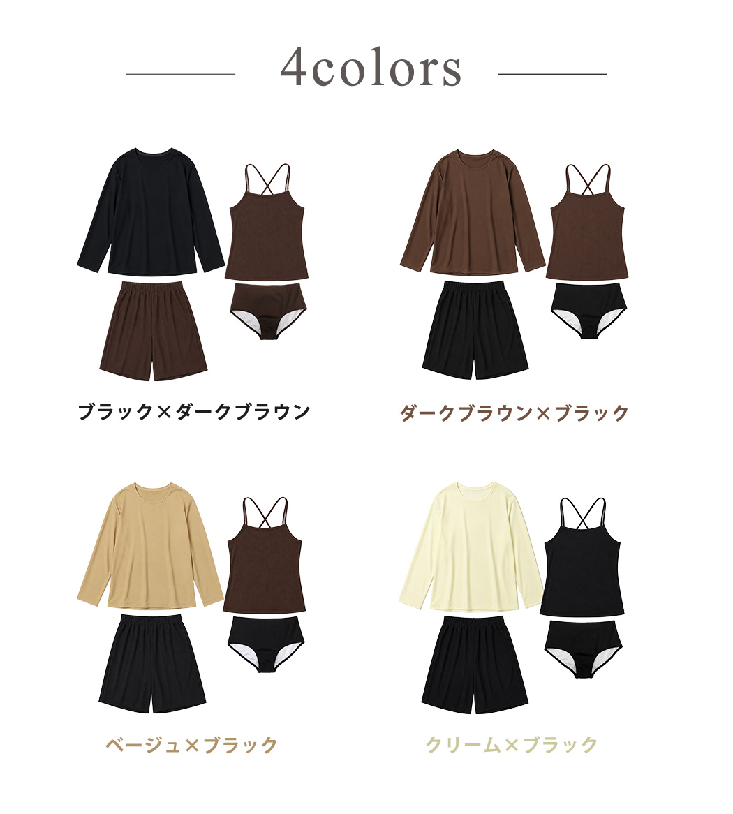 UVカット率 99%以上 水着 体型カバー レ...の詳細画像4