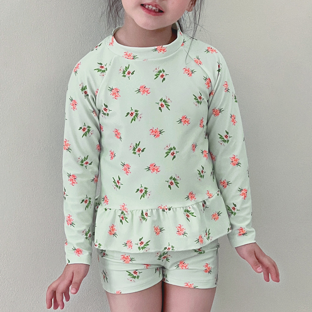 TeddyShop（テディショップ） キッズ 水着 女の子 セパレート ラッシュ