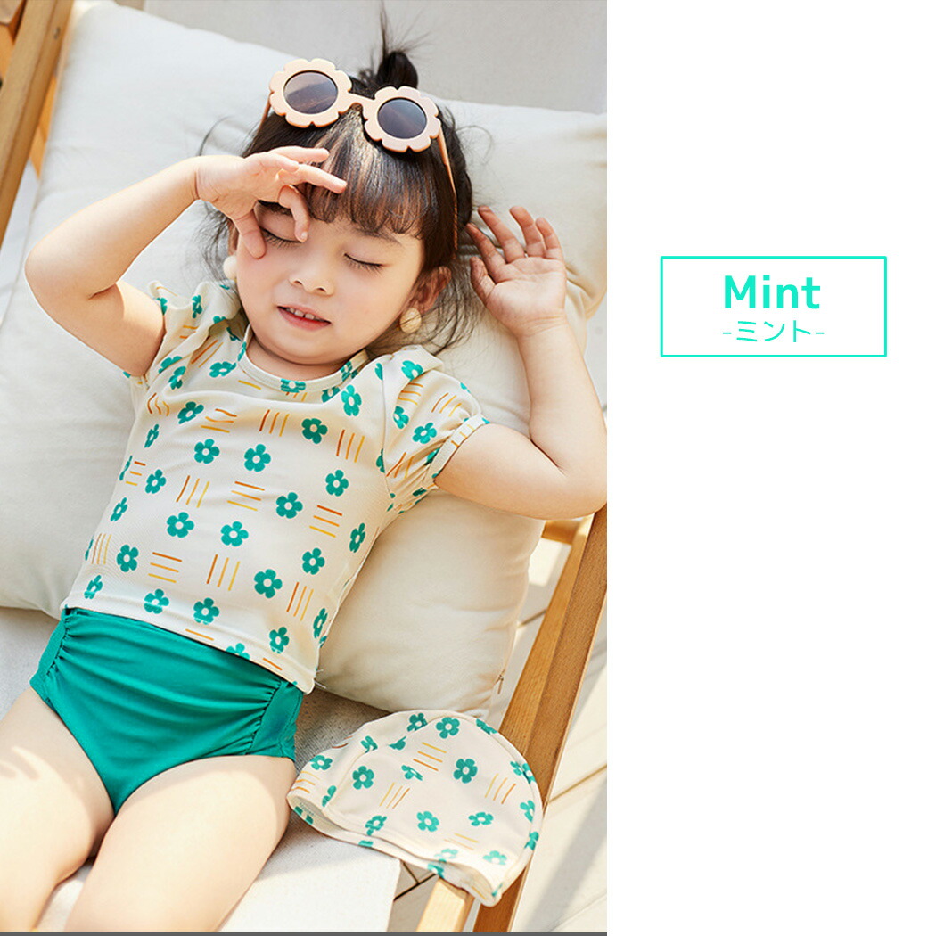 TeddyShop 水着 キッズ 女の子 セパレート トップス ショーツ